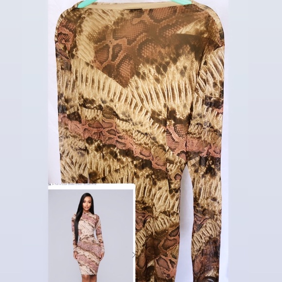 Snake Skin Dress - Picture 1 of 1